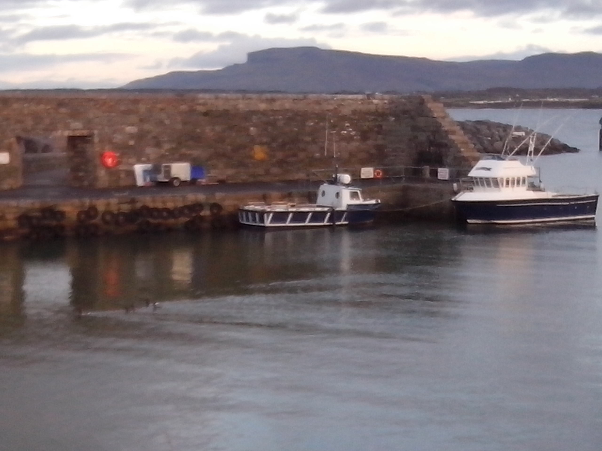Mullaghmore Harbour and Mullaghmore Head